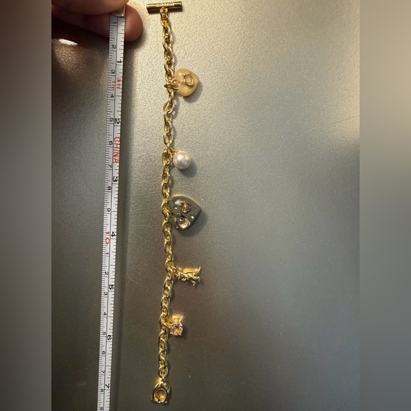 Coach Gold Heart Charm Bracelet - Picture 2 of 2